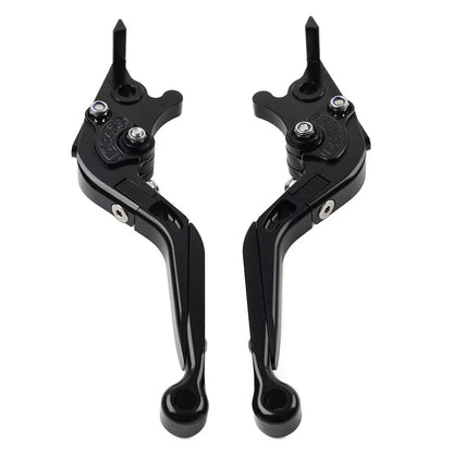 Black Extendable Brake Clutch Levers for Suzuki GSXR600 GSXR750 GSXR1000 (06-10)