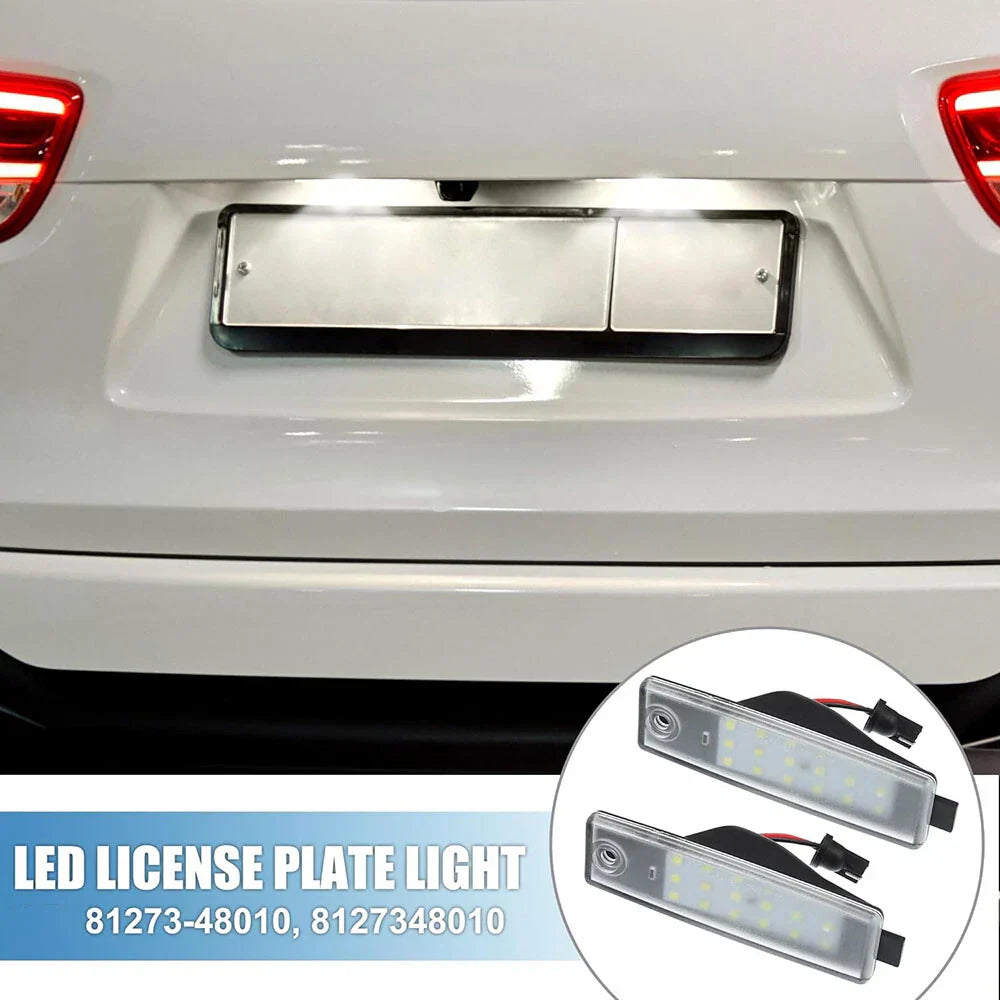 LED License Plate Lights for Toyota Highlander, Lexus RX300, Scion xB