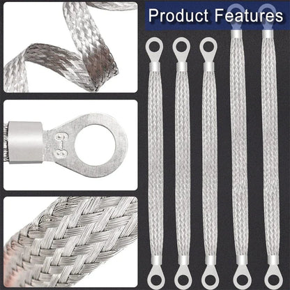 Tinned Copper Ground Strap Cable for Universal Automotive Engine