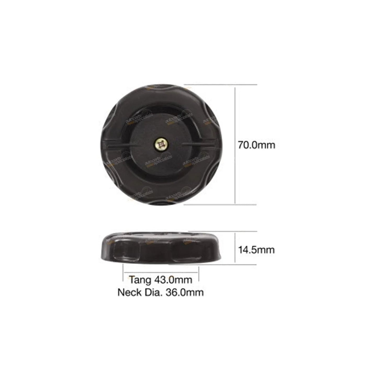 Engine Oil Cap 4cyl 1.3/1.5L for Ford Laser KA KB (1981 - 1985)