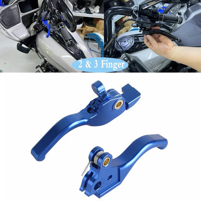 Finger Handlebar Hand Brake Clutch Levers for Harley Touring FLTRXSE (23-24)