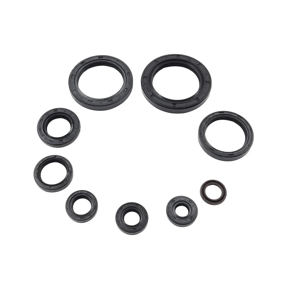 9 x Engine Oil Seal Kit for Honda CRF450X (2005-2009, 2012-2017)