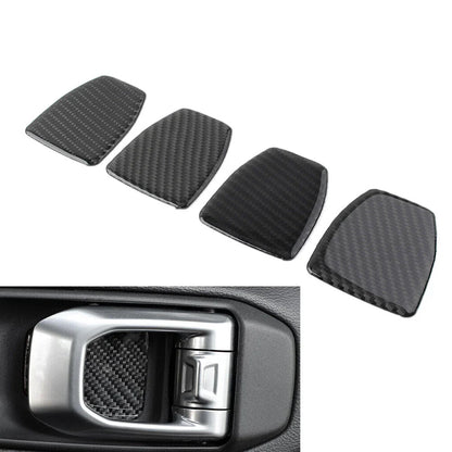 4 Pcs Door Handle Bowl Cover Trim for Jeep Wrangler (2018-2021)