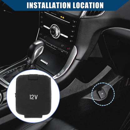 Power Outlet Cover Cap for Ford Lincoln Console (2013-2019)
