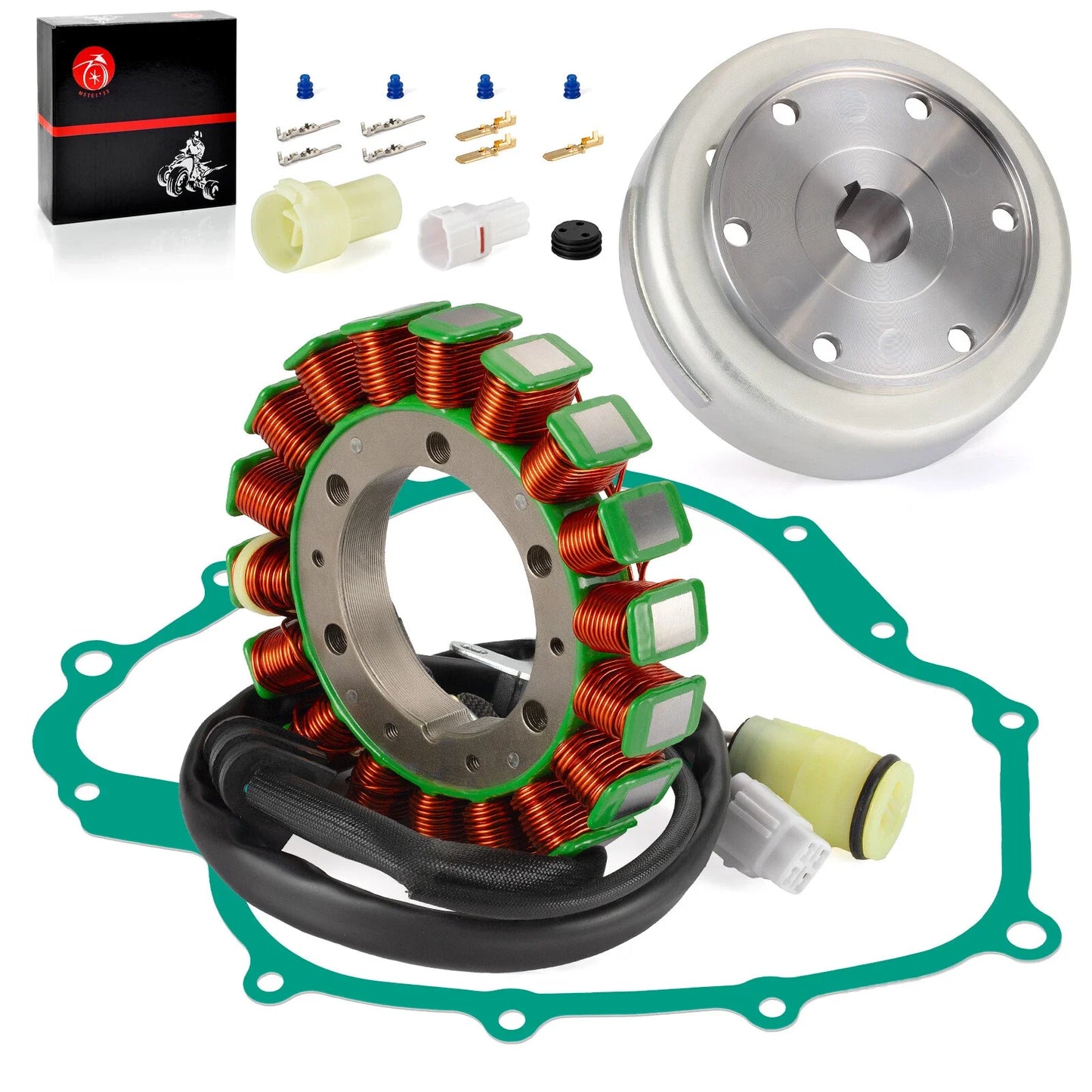 Stator & Flywheel w/ Gasket for Yamaha Rhino 660 YXR660F 4x4 (2004–2007)