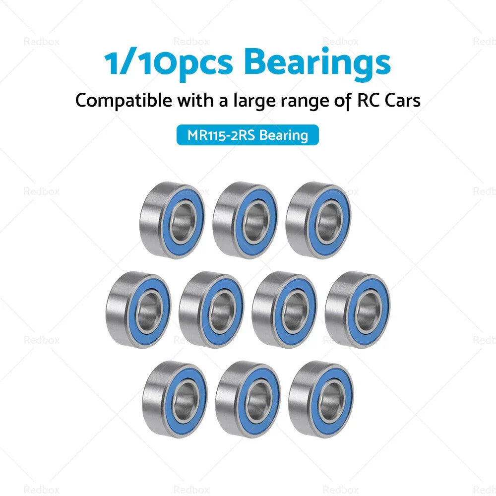 5x11x4mm Bearings for RC Tamiya 1150, HPI Savage, Traxxas, Axial, Losi