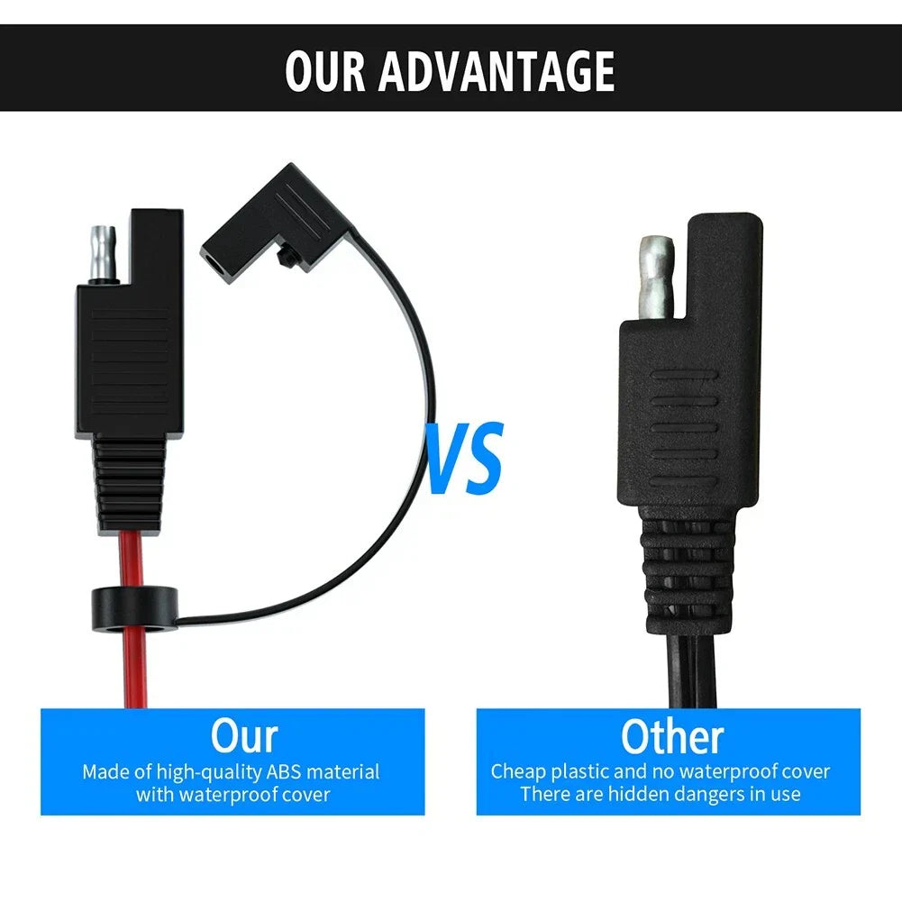 Single Head Plug SAE Plug Wire Battery Photovoltaic Extension Cord