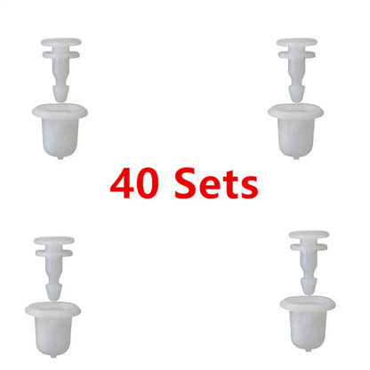 40 x Car Wheel Arch Fender Flare Liner Clips for Nissan Frontier (2001-2023)