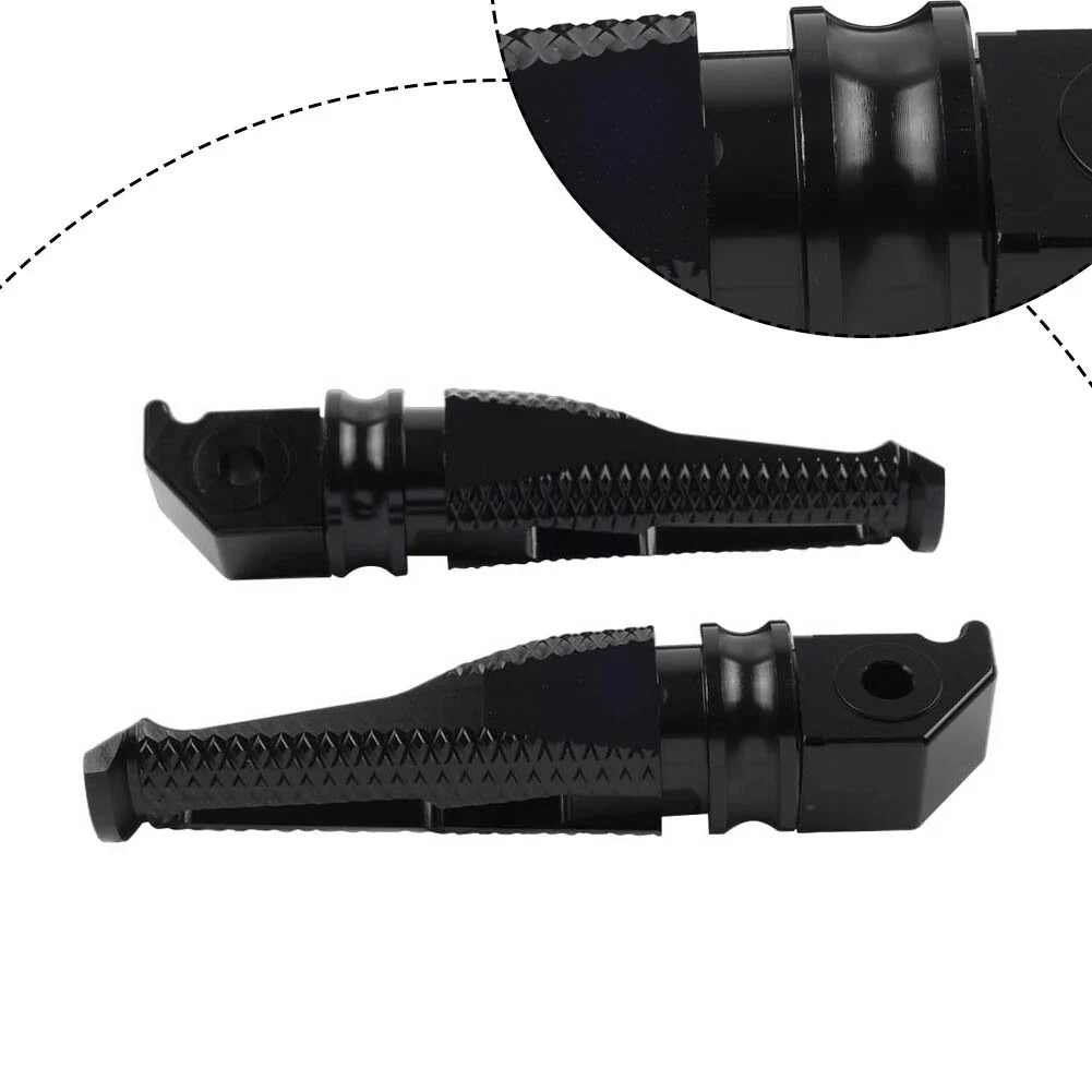 Rear Passenger Footrests Black for Honda CBR600RR CBR1000RR CBR600 F4 F4i (2003-2019)
