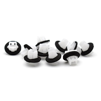 2 x White Clips for Nissan Juke & X-Trail