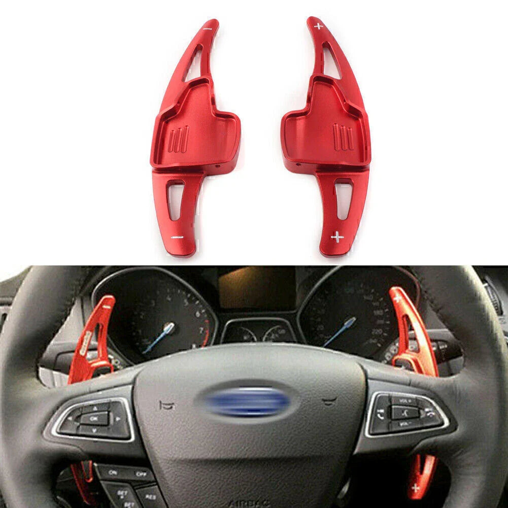 Red Shift Paddle Shifter Extension for Ford Focus, Escape, Kuga (2012-2020)