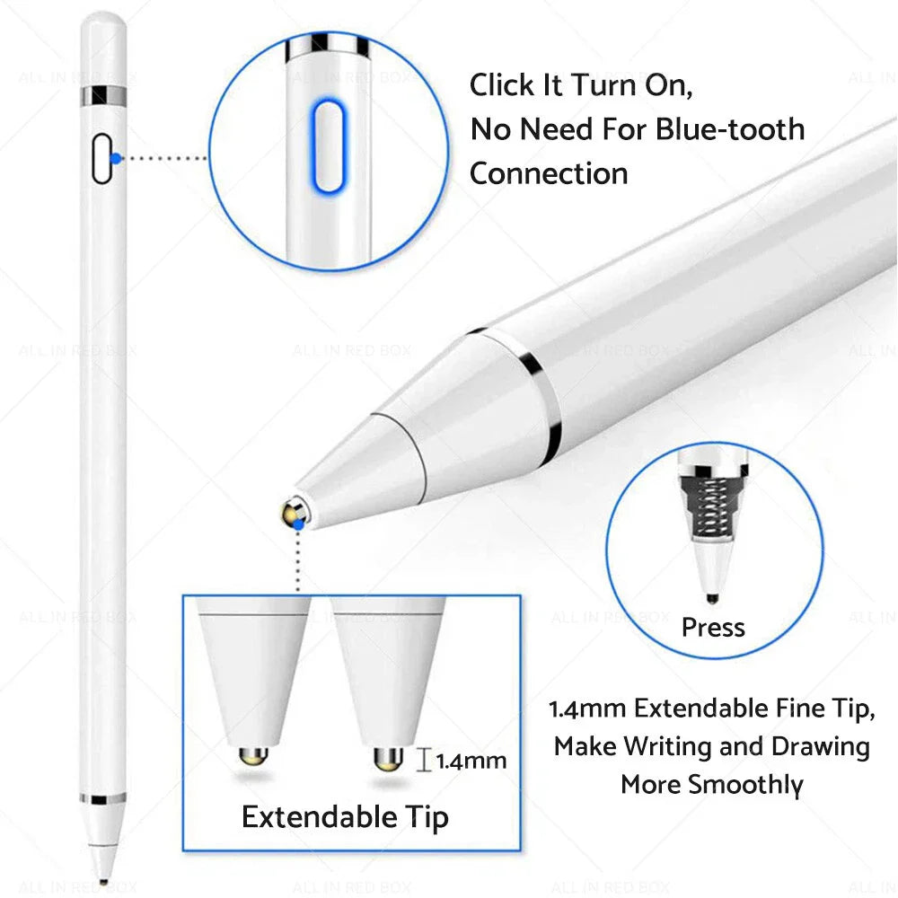 Stylus Pen for Apple iPad 6th-9th, Pro 2018-2021, mini 6/5, Air (2018-2021)