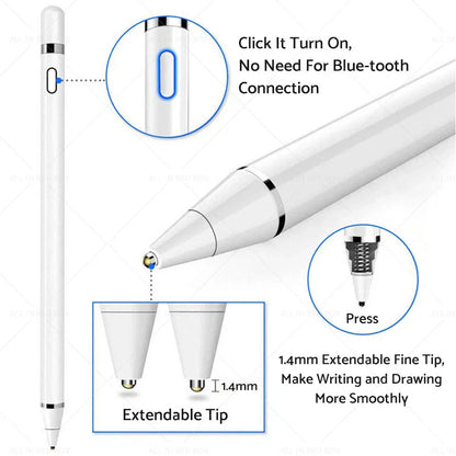 Stylus Pen for Apple iPad 6th-9th, Pro 2018-2021, mini 6/5, Air (2018-2021)