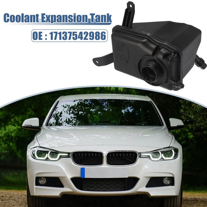 Coolant Radiator Reservoir Tank with Sensor for BMW 5 Series 6 Series