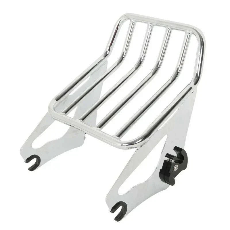 Sissy Bar Backrest LED Luggage Rack Docking Kit for Harley Touring (2009-2013)