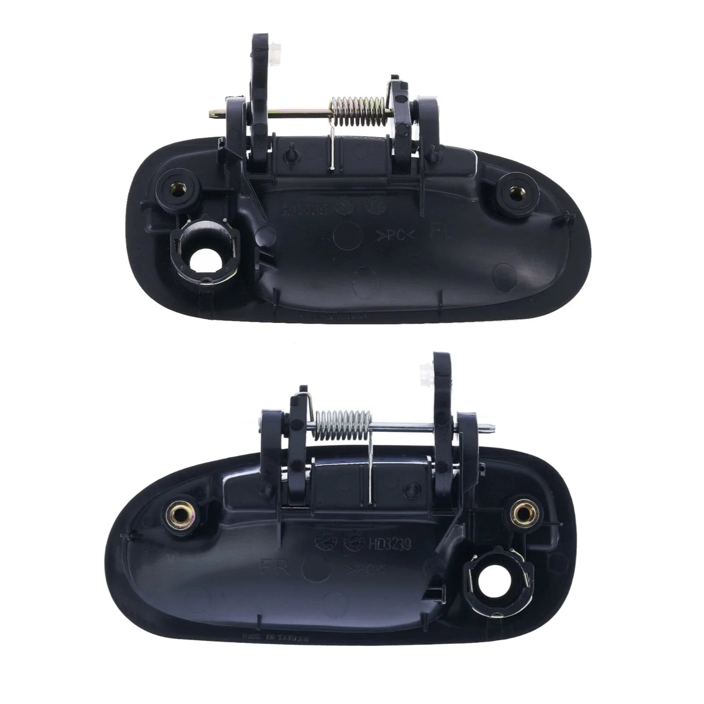 4pc Front/Rear Outer Door Handle Black for Honda Civic EK (1996–2000)