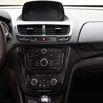 Carbon Fiber Console CD Button Frame for Buick Encore (2013–2023)