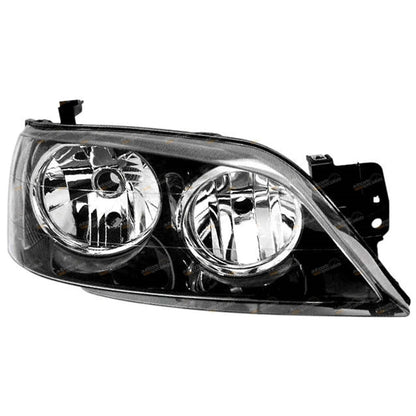 RH Headlight BLACK for Ford BA BF Falcon Fairmont (2002 - 2006)