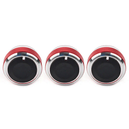 3 x ABS Air Conditioner Switch Knobs for Ford Focus Mondeo C-Max (2005-2018)