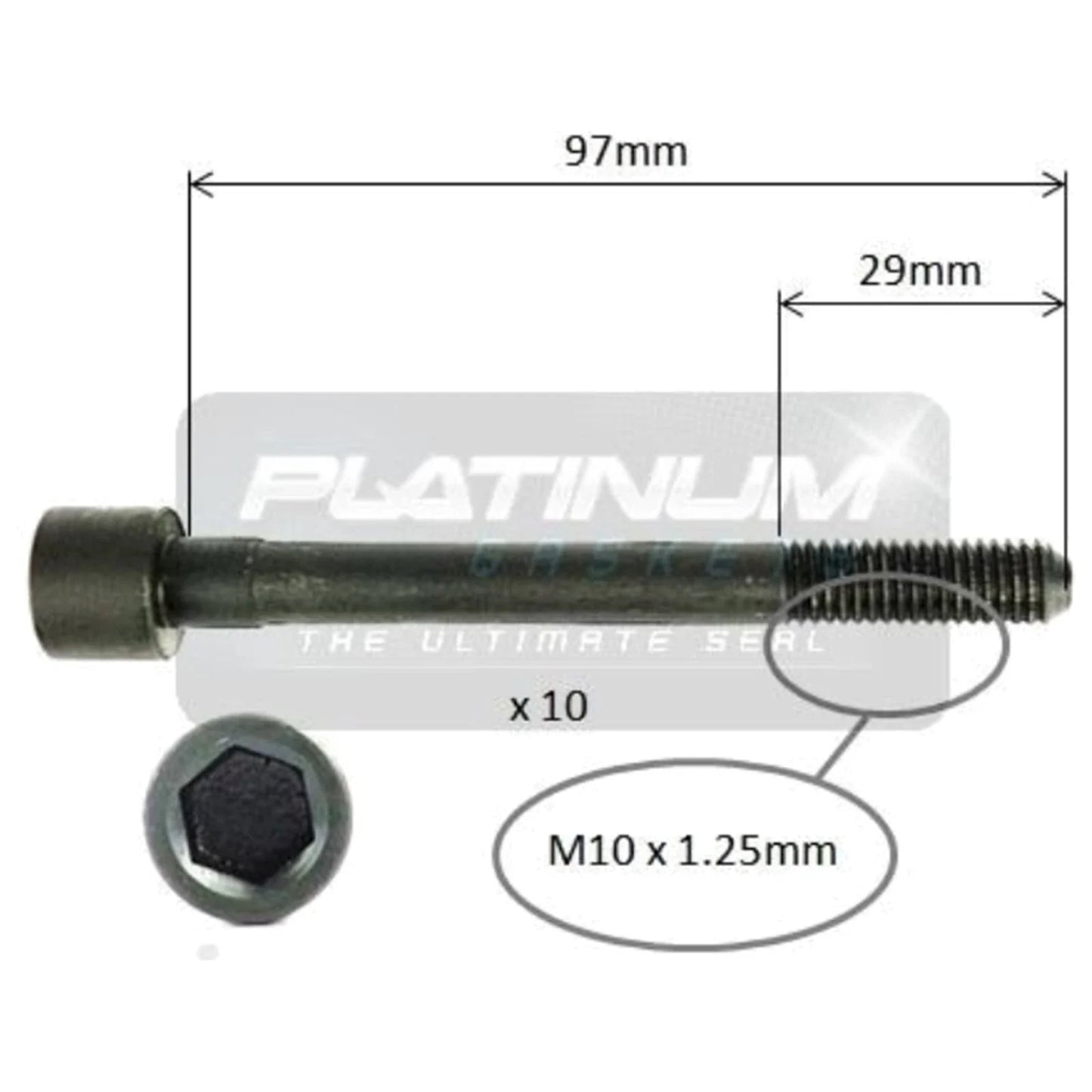 Cylinder Head Bolt Set 1.6L GA16DE for Nissan Pulsar N14 N15 (1991-2000)