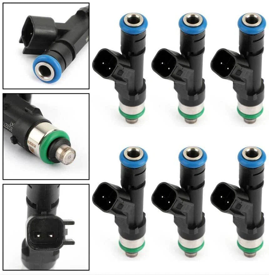 6 x Fuel Injectors for Jeep Cherokee KJ EKG 3.7L (2004-2008)