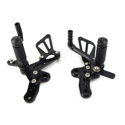 Rearset Foot Pegs for Suzuki Hayabusa GSX1300R (1999-2008) Black