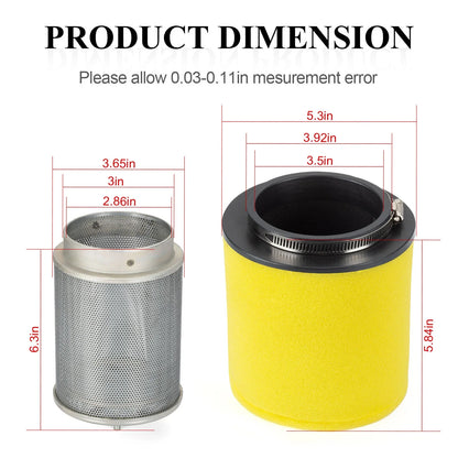 Air Filter + Air Filter Cage for Honda TRX450R (2004–2009)