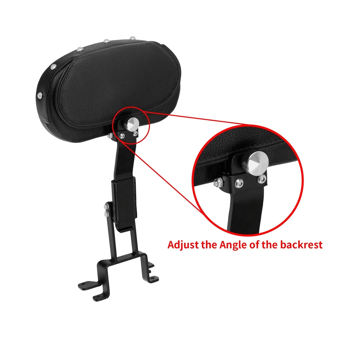 Driver Backrest Pad Mount for Indian Chief Chieftain Springfield Roadmaster