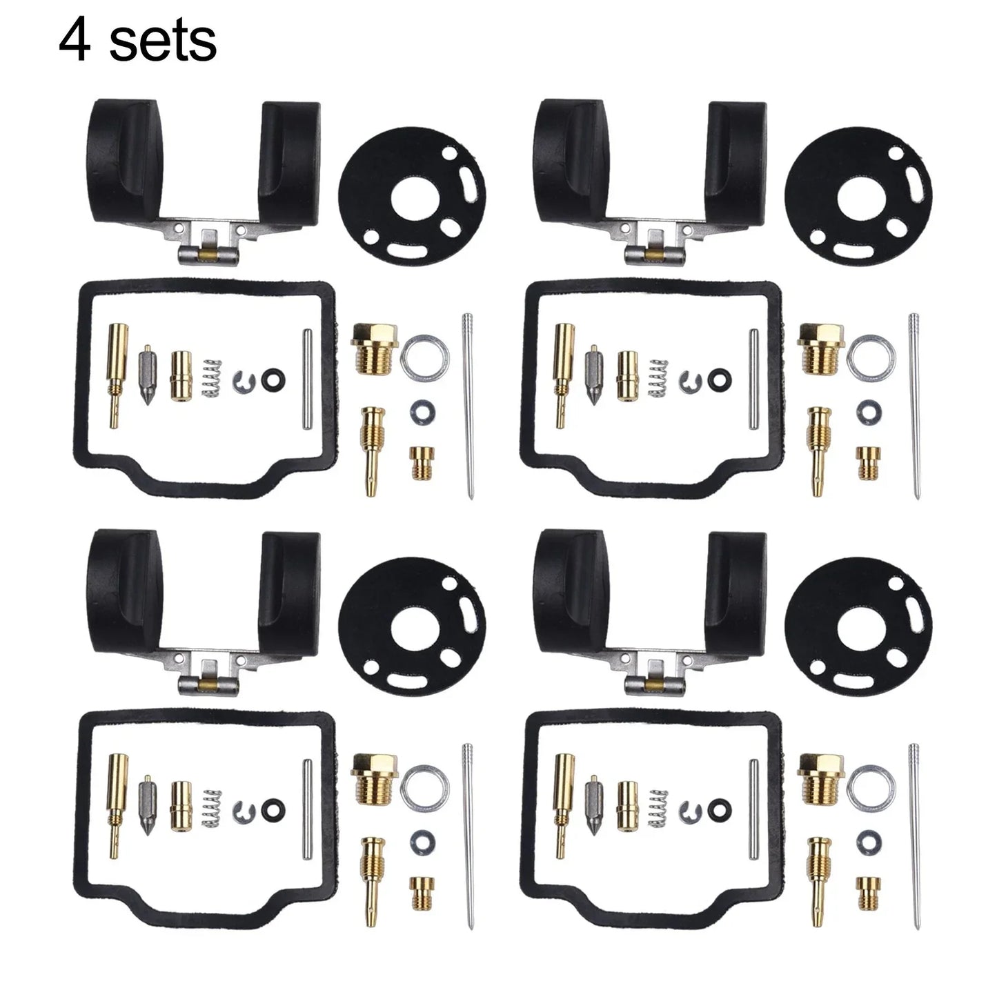 Carburetor Repair 4x Black for CB750K (1969–1976)