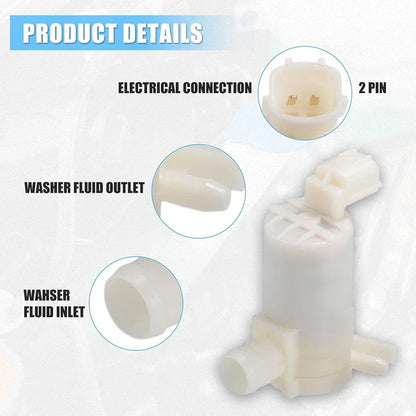 Windshield Washer Pump for INFINITI G35 G37 M35 M35H M45 Q70 Q70L (2003-2015)