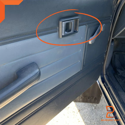 Brown Inner Door Handle Cup Bezel for Toyota Hilux 4Runner (1984-1988)