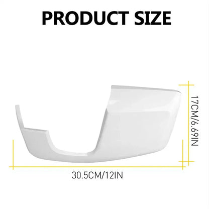 White Left & Right Wing Mirror Covers for Ford Transit Tourneo (2014-2023)
