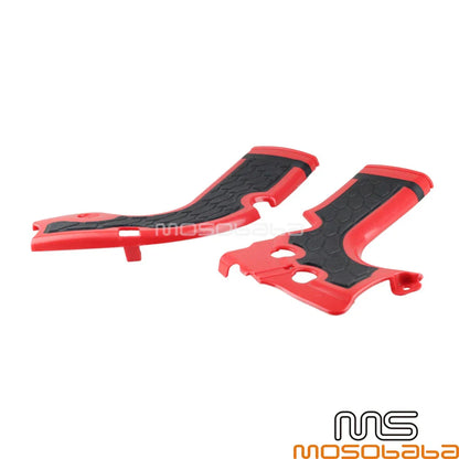 X-Grip Frame Guards Protectors for Honda CRF250R CRF450R (2013-2016) Red Pair