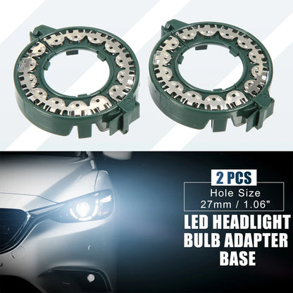 LED Headlight Bulb Holder Adapter for Audi, BMW