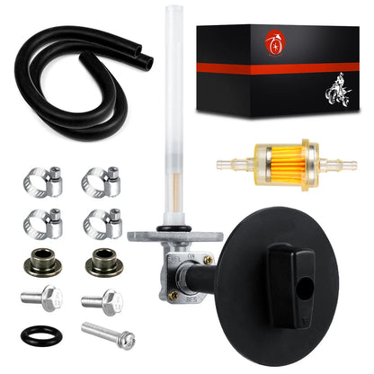 Fuel Valve Petcock & Lever Screw for Honda Recon 250 TRX250 (1997–2014)