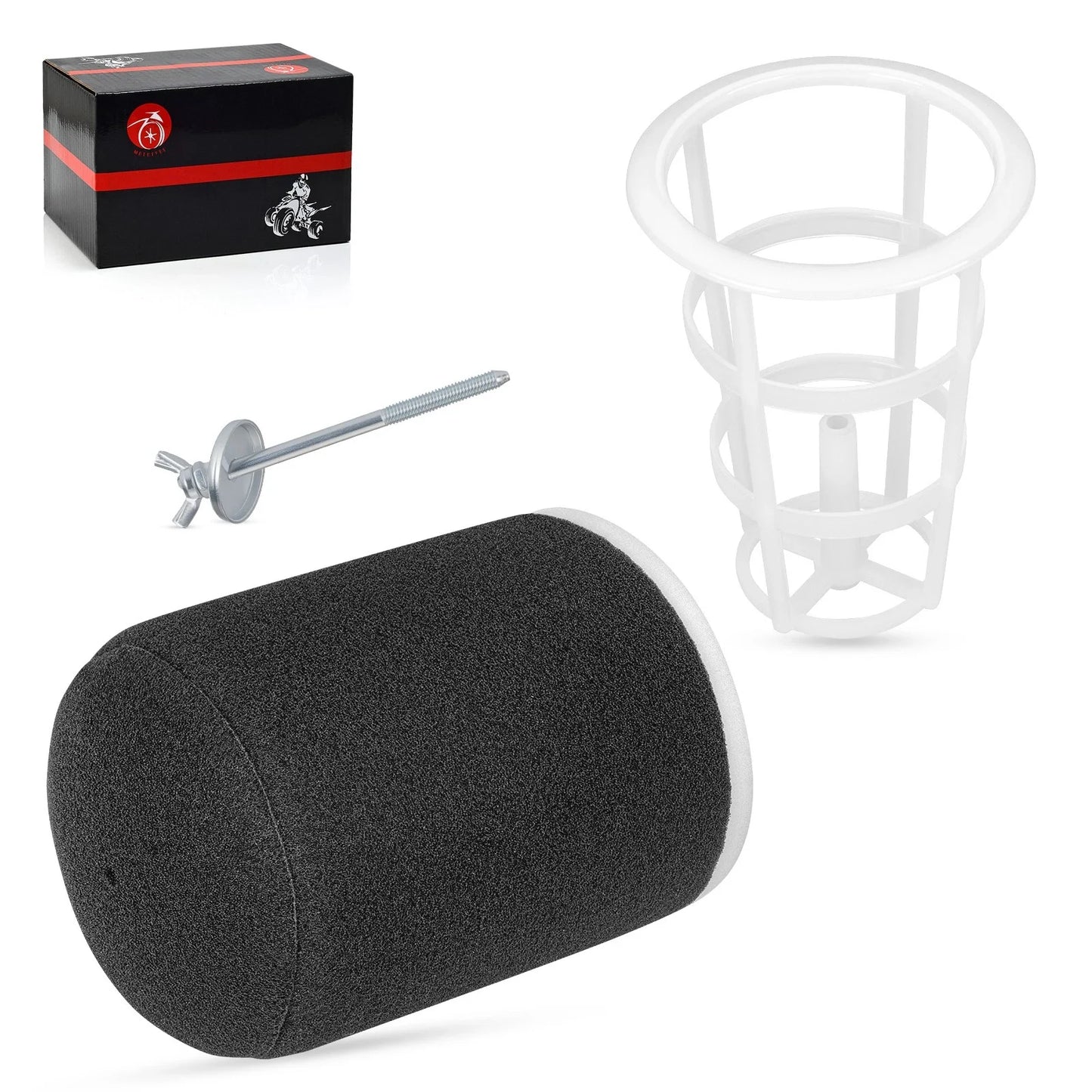 Air Filter Cleaner Element & Cage Guide Bolt Kit Yamaha YFZ450X (2010–2011)