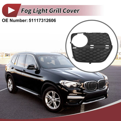 1 x Car Front Right Fog Light Grill for BMW X6 (2012-2014) Black