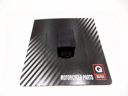 Black Rubber Spare Fuse Holder for Kawasaki S1 250 Mach I (1973-1975)
