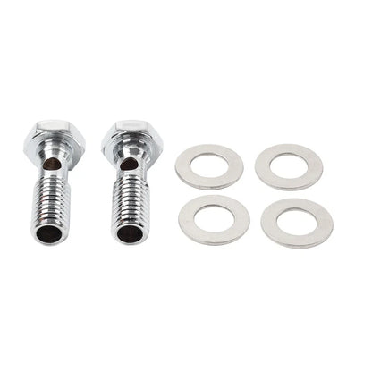 Chrome Head Breather Bolts for Harley Road King FLHR, Softail FXST (1994-1999)