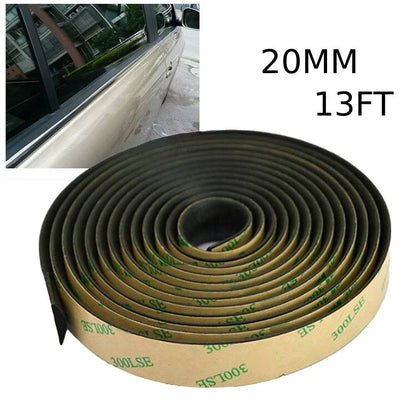 13FT Rubber Auto Side Door Seal Weatherstrip Rain Visor for Universal