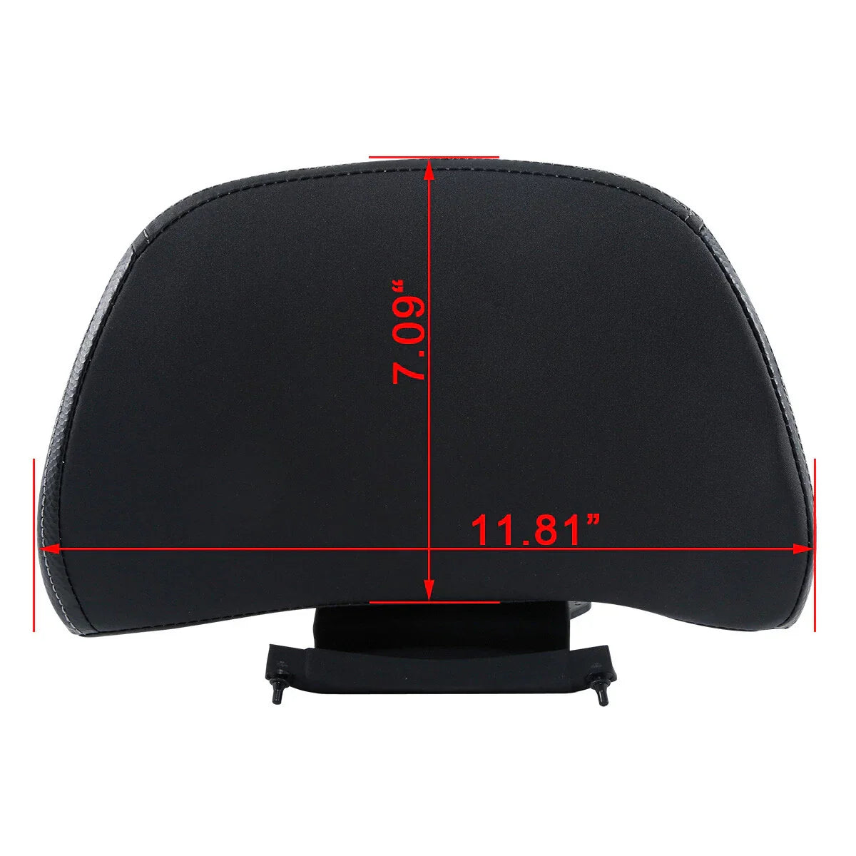 Black Rear Backrest Pad for Honda Goldwing 1800 GL1800 (2018-2025)