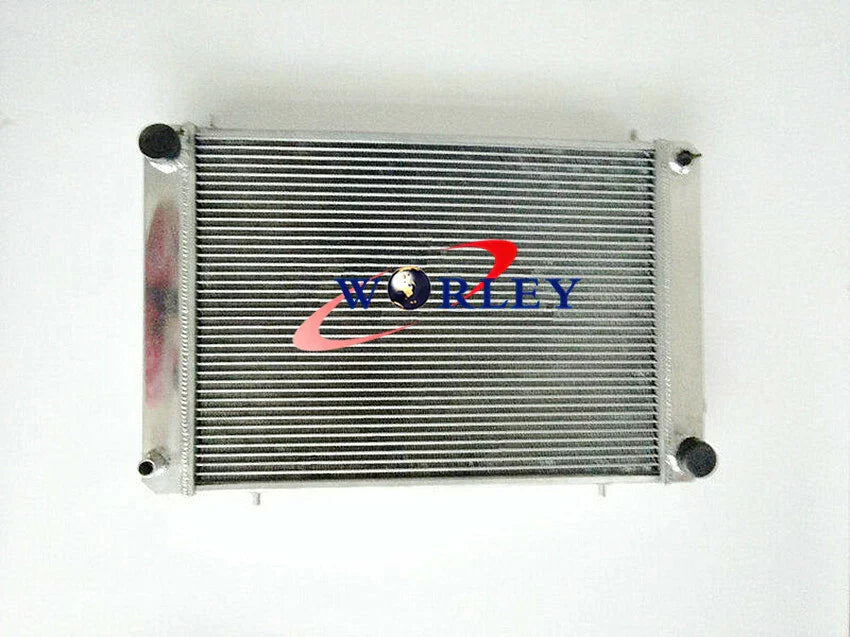 62MM Aluminum Radiator + Fan for Triumph TR8 3.5L V8 (1978-1981)