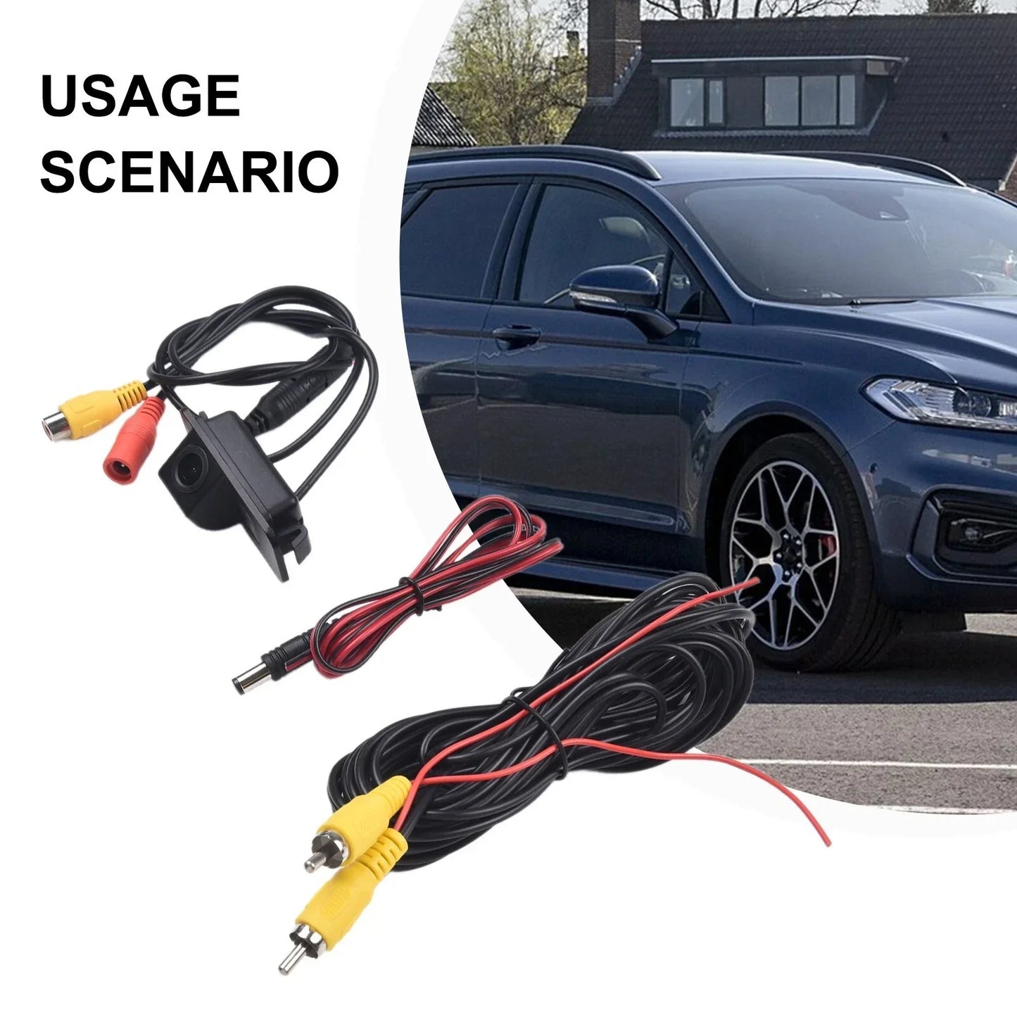 Rear View Reverse Camera 170° for Ford Mondeo S-Max Focus Fiesta