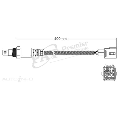 Pre Cat Oxygen O2 Sensor for Hiace TRH201 TRH221 TRH223 2.7L 2TR (2005–2015)