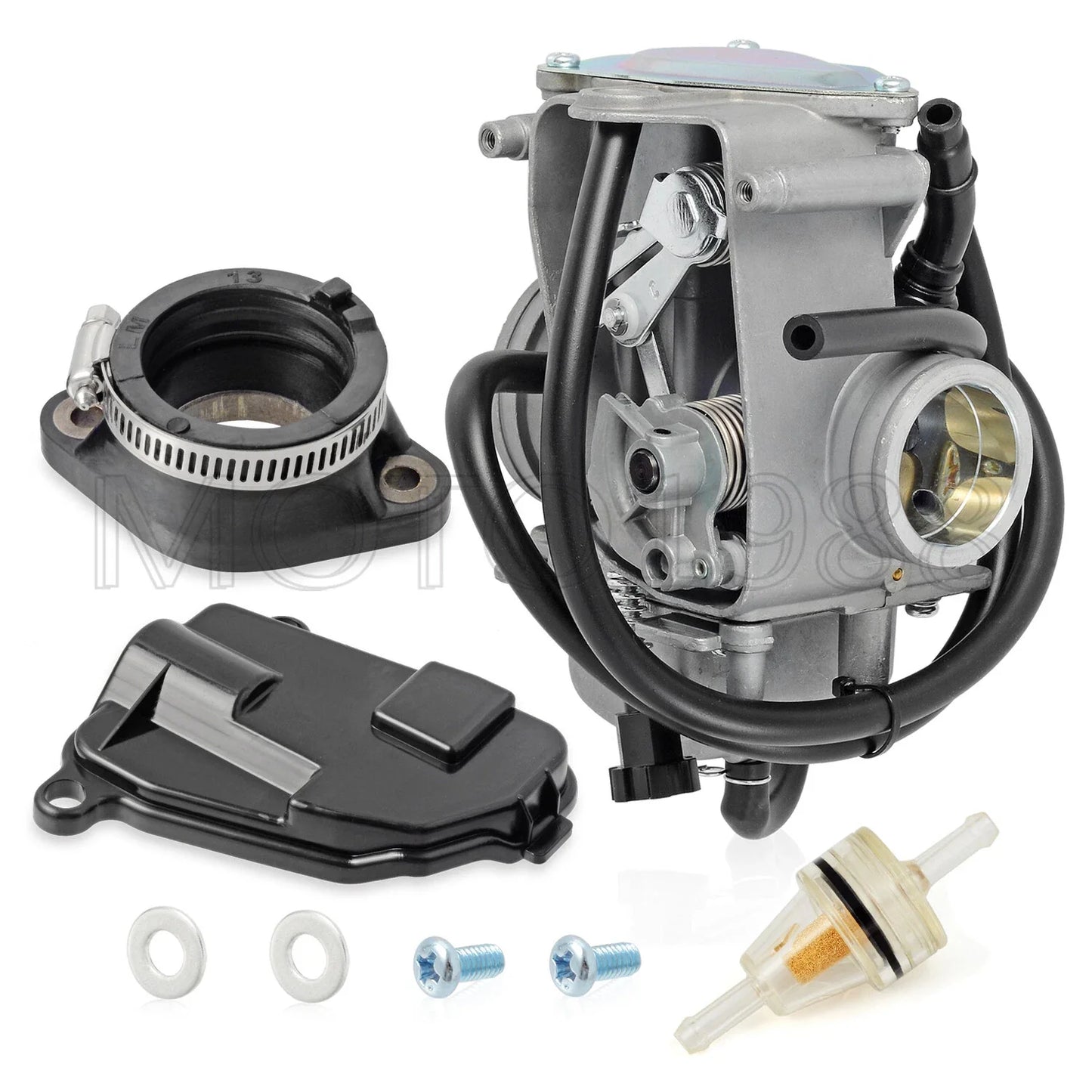 Carburetor & Intake Manifold Boot for HONDA TRX350 FourTrax 4x4 (1986–1987)