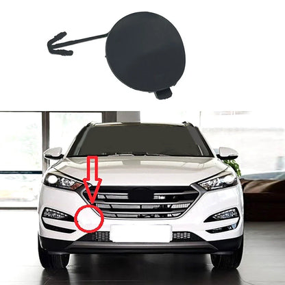 Front Bumper Tow Hook Eye Cover for 16-18 Hyundai Tucson (2016-2018)
