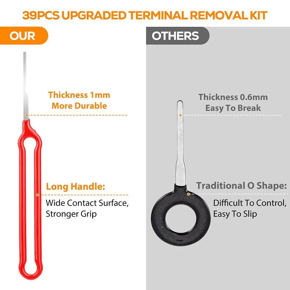 Terminal Removal Tool Kit Depinning Tool Electrical Connector Pin Removal Tools