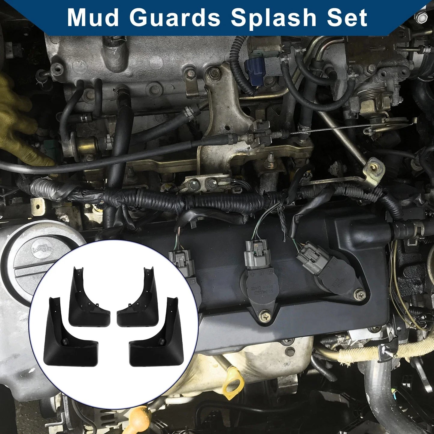 Mud Flaps Splash Guards for BMW X5 (2008 - 2018)