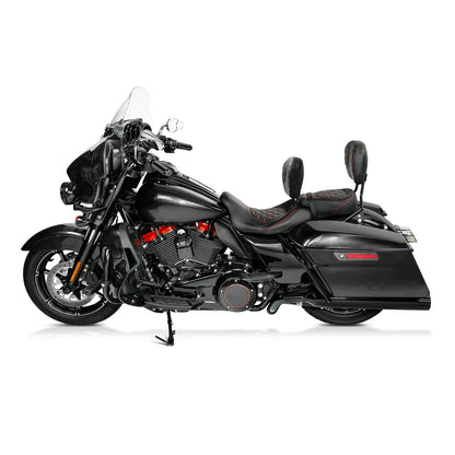 Driver & Passenger Seats with Backrest for Harley CVO Road Street Glide (09-23)