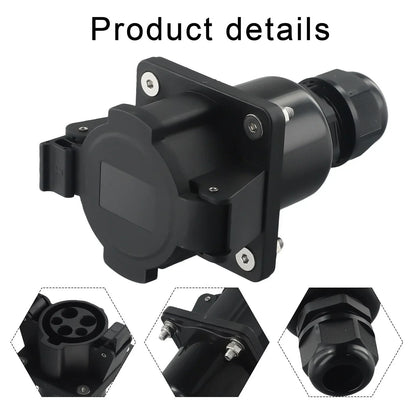 Inlet / 32A / J1772 Connector for EV